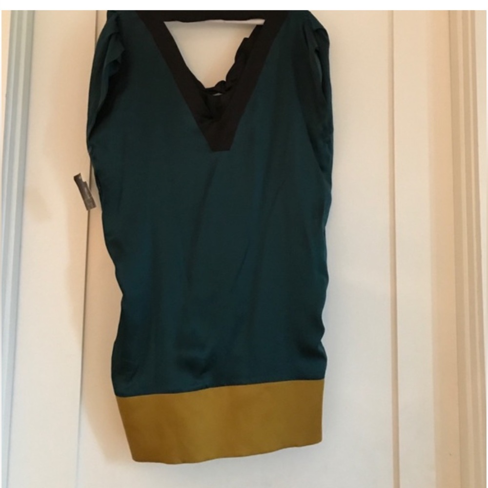 SUE WONG Retro Silk Mini Dress | Small